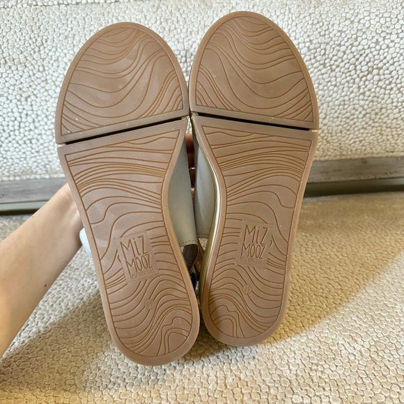 MIZ MOOZ Violetta White Leather Platform Adjustable Sport Sandal Sz 39 - Picture 11 of 15